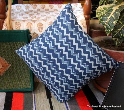Indigo Blue Cushion Cover