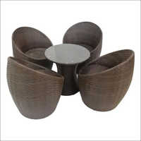 Wicker Garden Table Chair Set Application: Holiday Resort