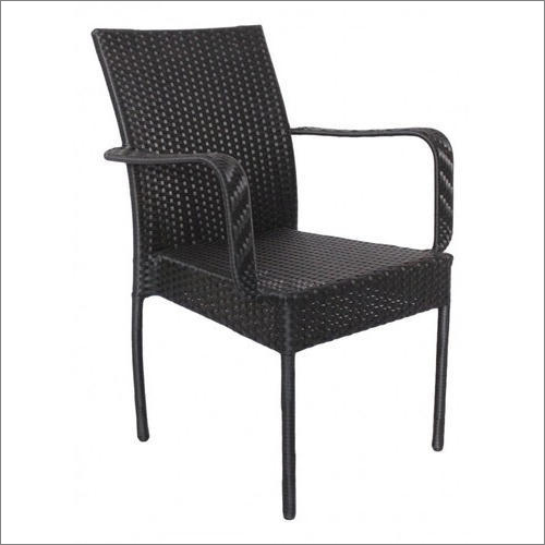 Cane Black Outdoor Chair