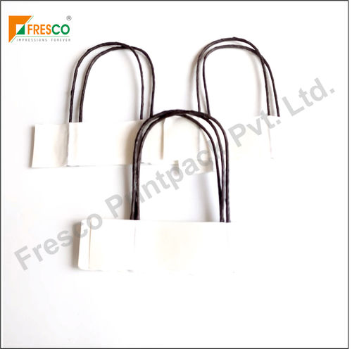 Black Twisted Rope With White Patch Hardness: Normal