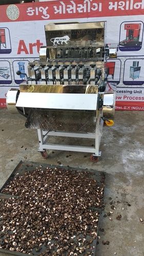 8 - CUTTER AUTOMATIC HORIZONTAL CASHEW SHELLING MACHINE