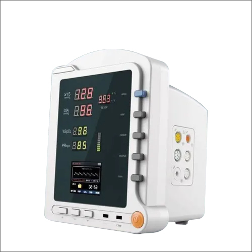 Tabletop Pulse Oximeter - ABS Material, Electric Power Source | LCD Display, Visual Alarm