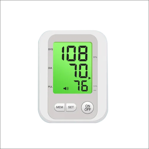 Blood Pressure Monitor - Plastic, 135mm x 113mm x 83mm Dimensions | Digital LED Display, Automatic Measurement, User-Friendly Design