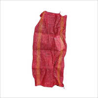 Onion Bags - Plastic Material, 1 Year Warranty, Red Color | Industrial Use For Food Storage