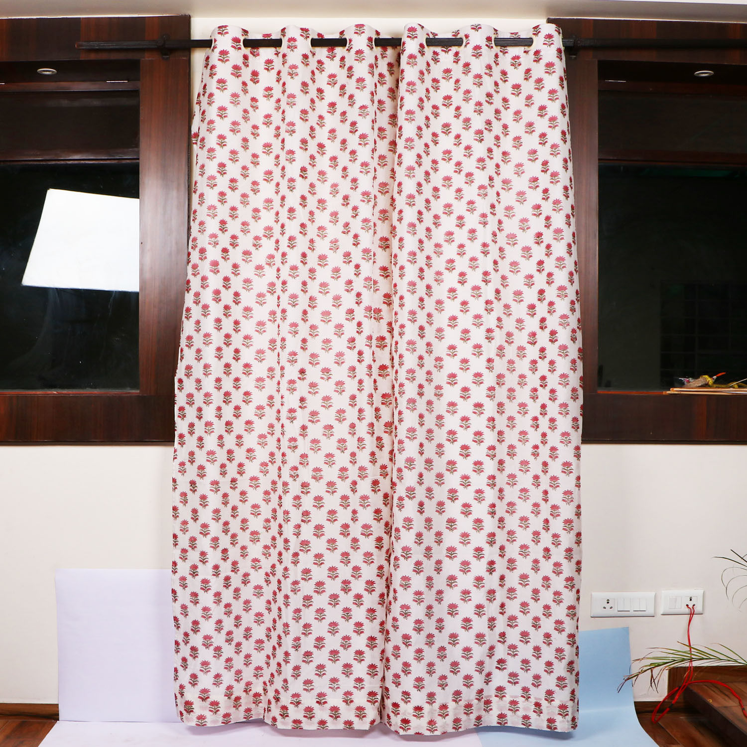 Jaipuri Block Printed Cotton Curtains