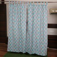 Jaipuri Block Printed Cotton Curtains