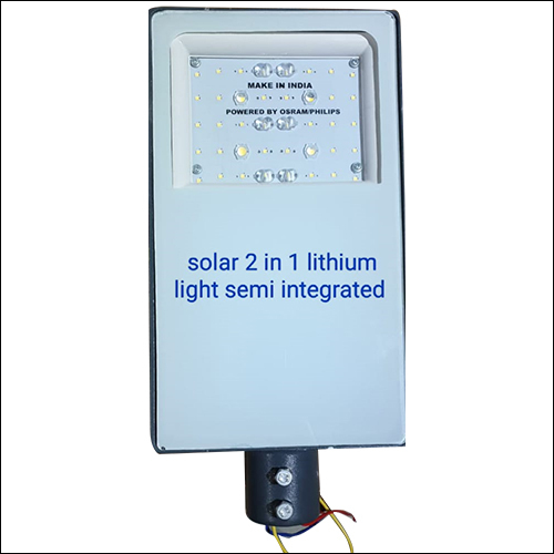 Semi Integrated Solar Street Light Application: Road