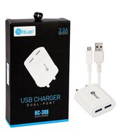 Bluei Dual Port USB 3.0A Fast Output Quick Charger HC-308