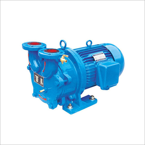 Blue Monoblock Vacuum Pump