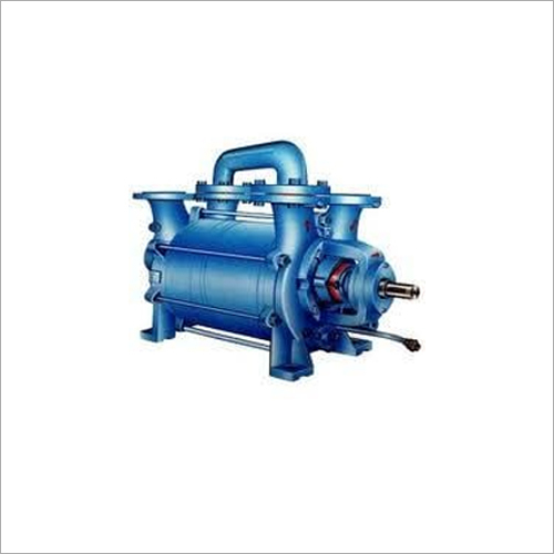 Vacuum Pump - Cast Iron, Electric Volt Power | Blue Finish for Industrial Applications