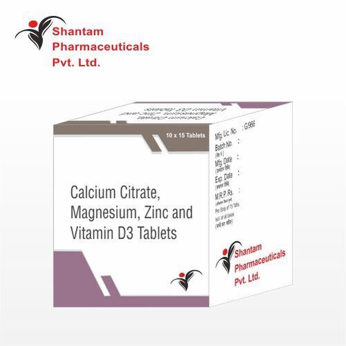 Calcium Magnesium Zinc and Vitamin D3 Tablets