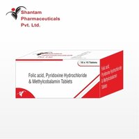 Folic Acid with Pyridoxine Hydrochloride with Methyl Cobalamine Tablets