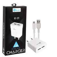 Bluei Dual USB Dual Port 3.0A Charger HC-311