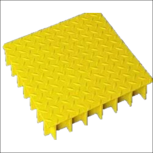 Frp Gratings With Chequered Plate Application Industrial at Best Price