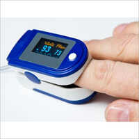 Fingertip Pulse Oximeter - Plastic, Dual Color Led Display | Portable, 12 Months Warranty, Spo2 + Pulse Rate Measurement, Audio Alarm