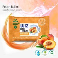 WiZ Refreshing Wet Wipes with Extra Moisturizers - 25 Pulls Pouch