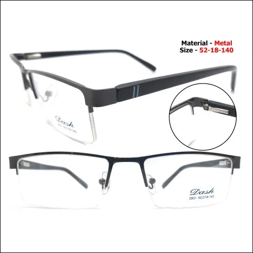 Spectacle Metal Half Frame Sunglasses