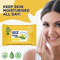 WiZ Refreshing Wet Wipes with Extra Moisturizers -  80 Pulls Cannister Pack