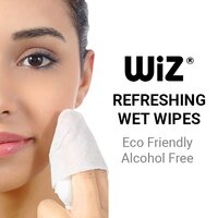 WiZ Refreshing Wet Wipes with Extra Moisturizers -  80 Pulls Cannister Pack