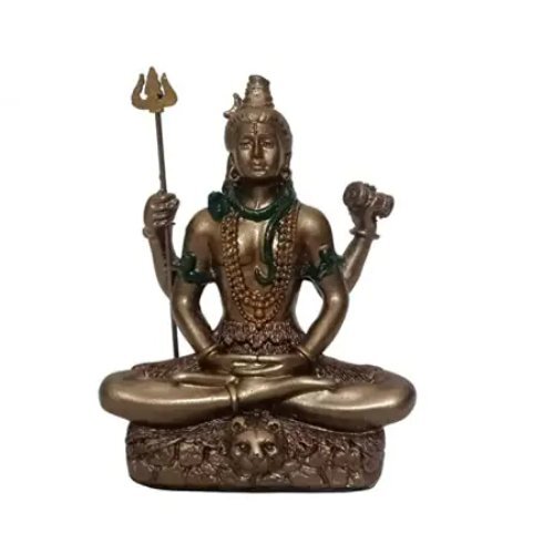 Lord Shiva Bonded Bronze Brown Statue