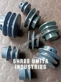 Cast iron solid pulley