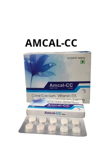 Coral calcium. Vit-D3. Zinc and Copper (Amcal-CC Tab)