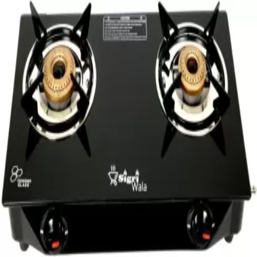 Glass Manual Gas Stove