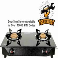 Glass Manual Gas Stove