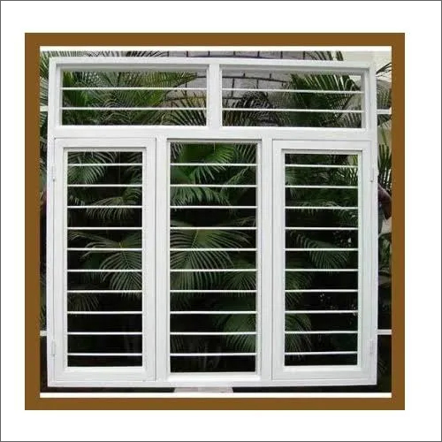 White Metal Window Frame