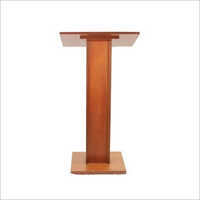 Economy Wood Podium - Artwork: Machine Made