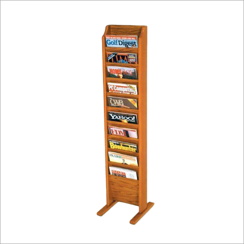 Rectangular Wooden Magazine Stand