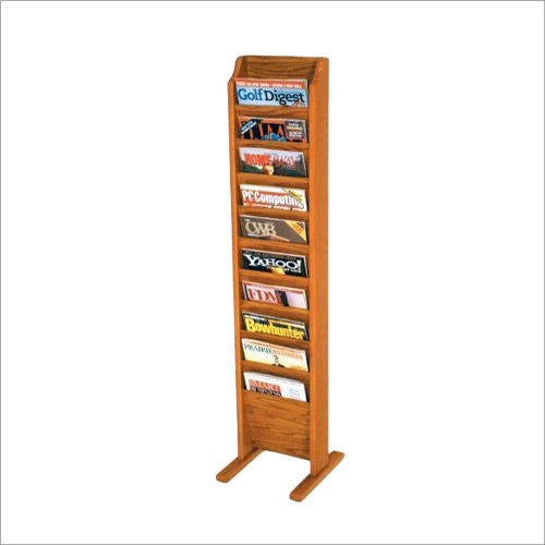 Rectangular Wooden Magazine Stand