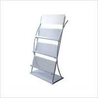 Stainless Steel Magazine Stand - Artwork: Machine Made