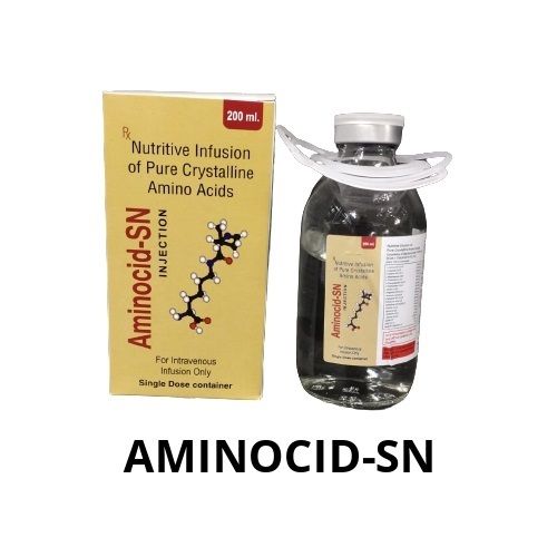 Nutritive Infusion Of Pure Crystalline Amino Acid Infusion (Aminocid-sn Infusion) Below 35 Degree