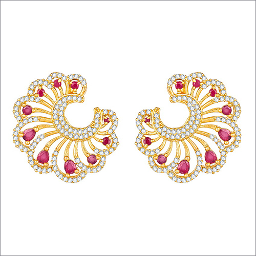 Ladies American Diamond Earrings