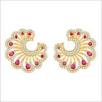 Ladies American Diamond Earrings