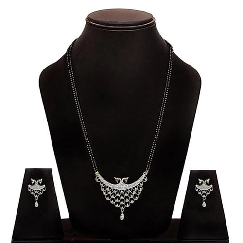 Ladies Diamond Mangalsutra Set