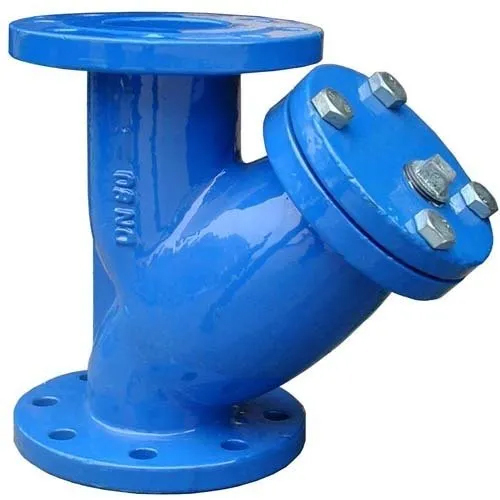 Blue Mild Steel Y Strainer