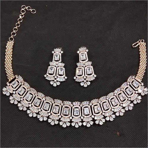 Artificial Designer Diamond Necklace Set