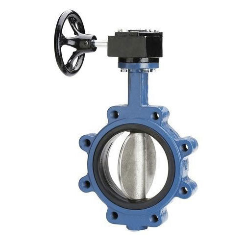 Silver Cast Iron Butterfly Valve