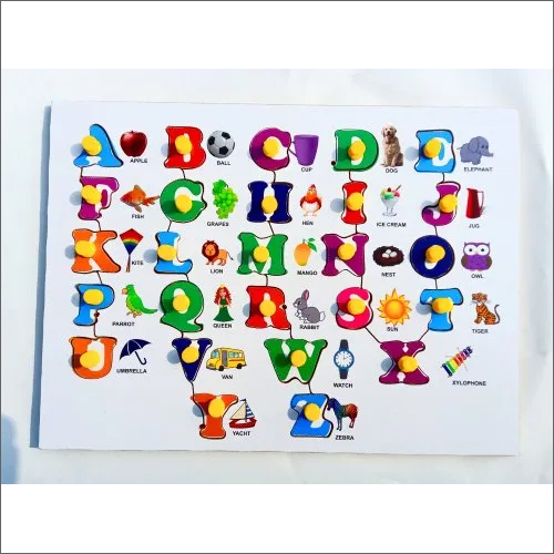 Jigsaw Alphabet Puzzle Board Age Group: 4-8 Years