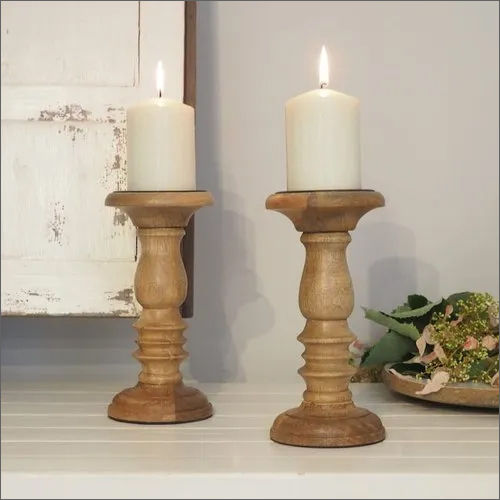 Wooden Candle Stand