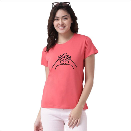 Different Available Ladies Round Neck T-shirt