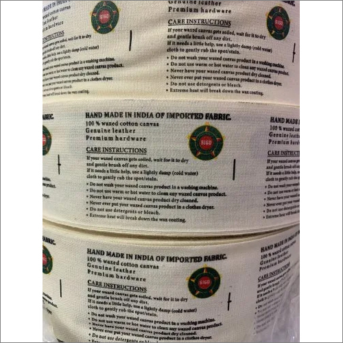 Garment Cotton Niwar Labels - Customized Size and Color No Printing Design as Per Requirement
