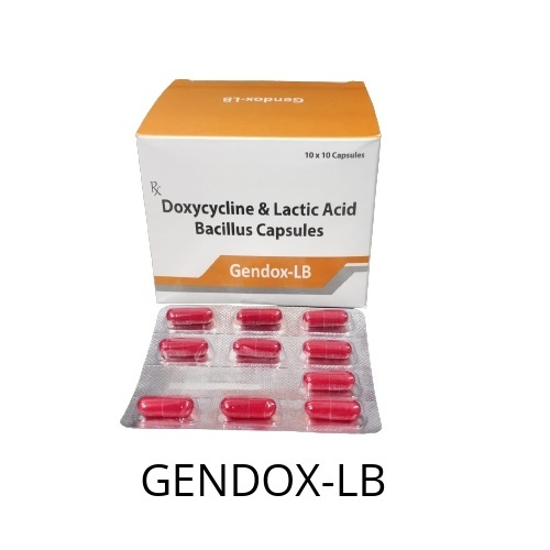 Doxycycline 100mg - Lactic Acid Bacillus 5 Million | Treats Bacterial Infections, Acne Rosacea, Dosage As Per Doctor