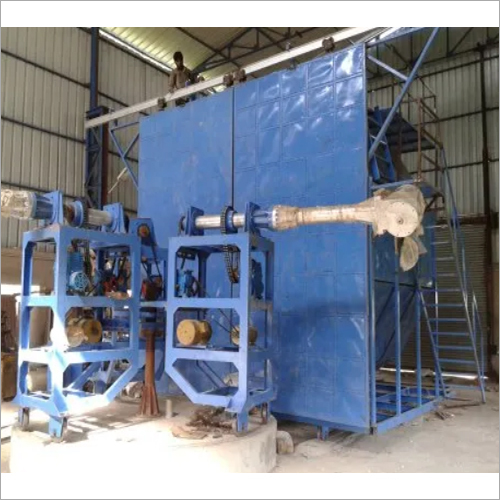 Roto Moulding Machinery - M.S. Material with 2000 Ltr Capacity | Blue Color, 6 HP Power Supply, Produces Plastic Water Tanks