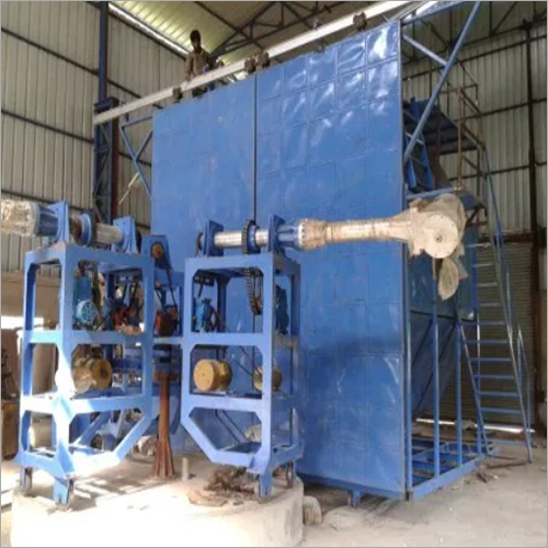 Bi-Axial Roto Moulding Machine - Color: Blue