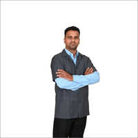 Industrial Safety Apron - Premium Chemical-resistant Fabric, Short Sleeves, Washable Design For All Seasons