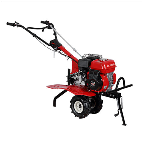 Red-Black Honda Power Tiller