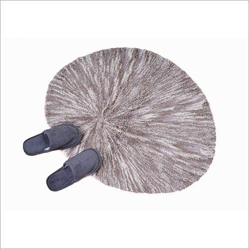 Brown And White Modern Round Bath Mat at Best Price in New Delhi